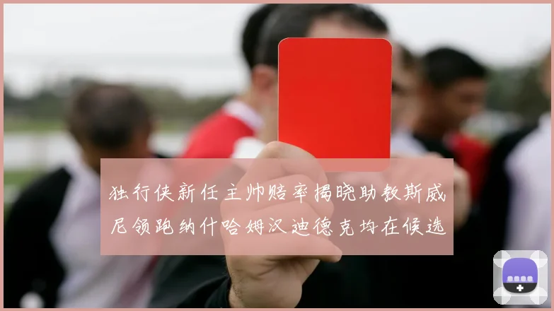 独行侠新任主帅赔率揭晓助教斯威尼领跑纳什哈姆汉迪德克均在候选之中